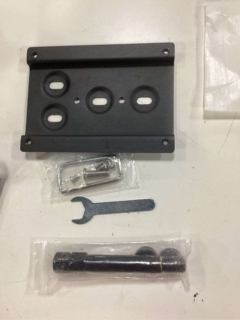 Condition photo showing As Is for front license plate bracket compatible with 2016-up bmw f48 x1,11-17 f25 x3, 14-upf26 x4, 14-up f15 x5, 15-up f16 x6, 09-16 e89z4 no drill tow hook license plate holder, car tag frame with adapter kit x1,x3,x4,x5, 2015-up x6,2009-2016 z4