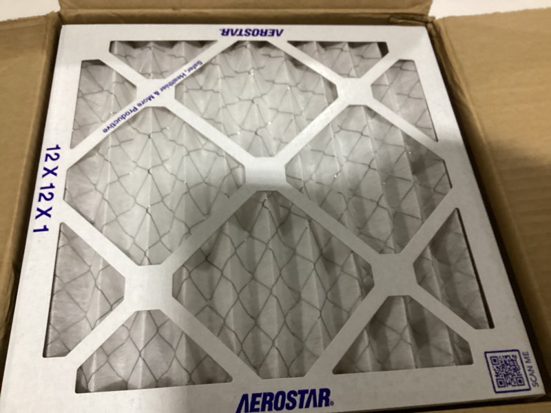 Condition photo showing Good Condition for Aerostar 19 7/8 x 21 1/2 x 1 MERV 6 Pleated Air Filter, AC Furnace Air Filter, 6 Pack (Actual Size: 