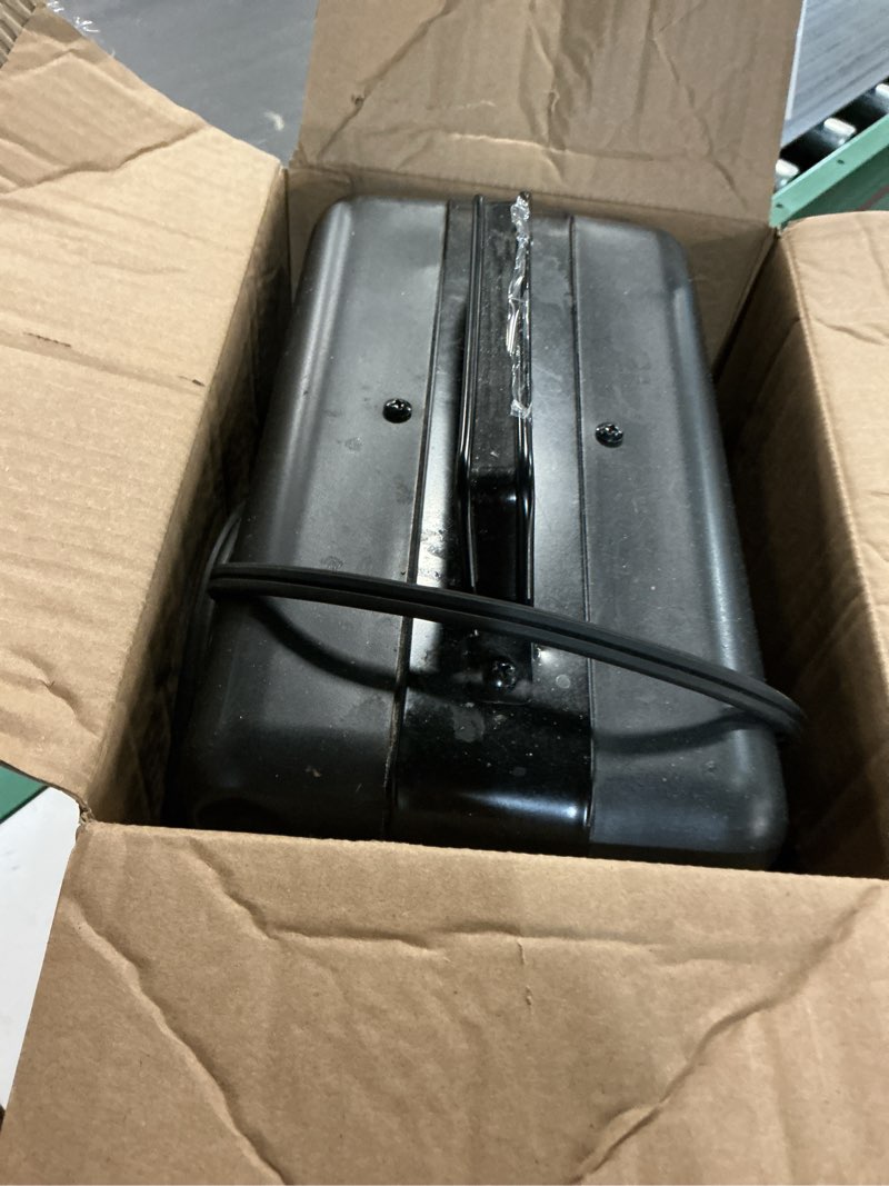 Condition photo showing As Is for hyper tough new 1500w milkhouse utility heater