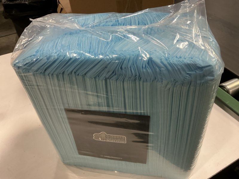 Condition photo showing New/Like New for Gorilla Guard Disposable Puppy Pads, 100 Count 22x22 in, 5 Layer Pee Pads for Dogs, Absorbent Diaper Changing Pad, Dog Potty Training Supplies, Quick Dry Pet Housebreaking Essentials for Puppies 22" x 22" 100