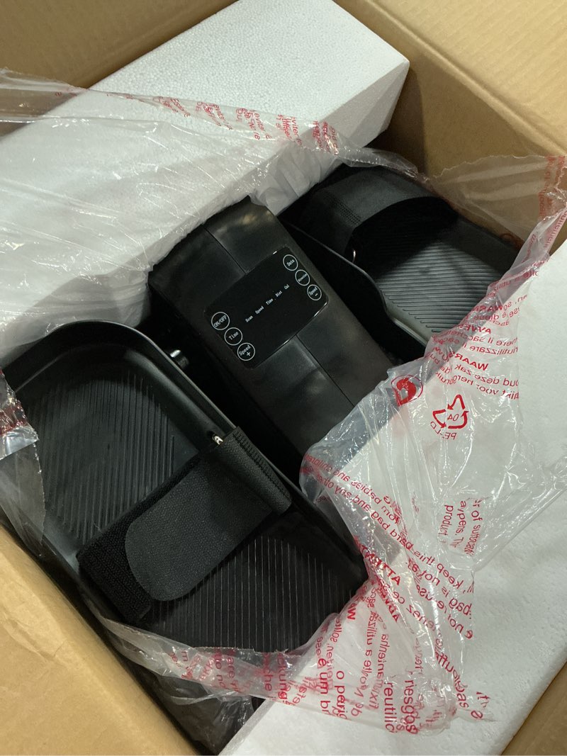 Condition photo showing Good Condition for under desk elliptical machine for senior mini elliptical leg exerciser with remote quiet portable electric seated foot pedal exerciser for home office compact