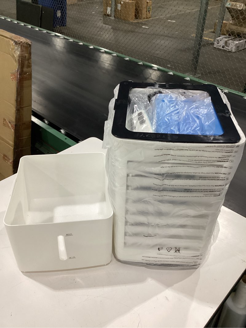 Condition photo showing New/Like New for portable air conditioners, portable ac unit, evaporative air cooler w/2.5gal tank, fast cooling, 3 speeds, windowless air conditioner w/7h timer, swamp cooler for room home office garage white black