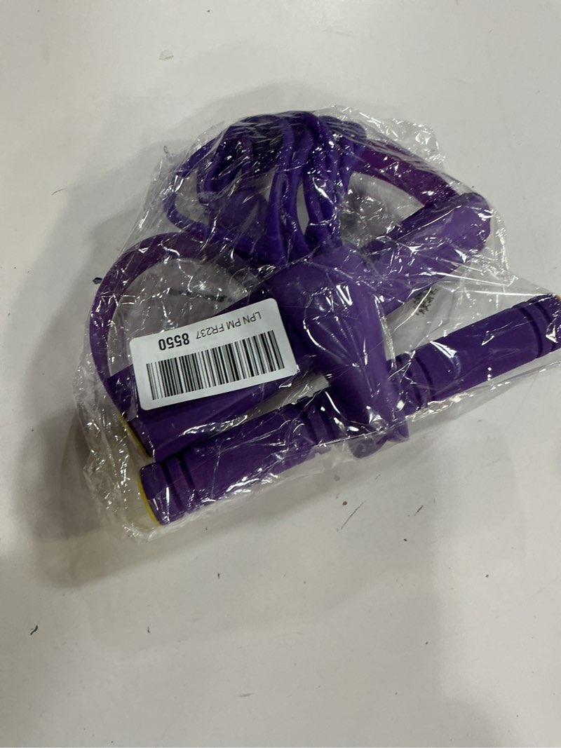 Condition photo showing Good Condition for Multifunctional Pedal Resistance Band, 8-Tube Stretch Band with Handle, Fitness Shaping Yoga Exercise Equipment, Natural Rubber Tension Rope, for Abdominal, Leg, Arm and Back Slimming Training