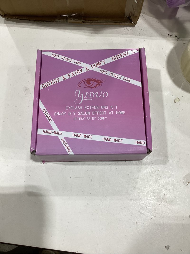 Condition photo showing New/Like New for YIDUO Lashes Clusters Kit Bottom Lashes with Spikes 100D Cluster Eyelash Extensions Kit 10-120mm D Curl Volume Manga DIY Individual Strips Lashes Thick with Lash Bond and Seal Tweezers Remover A - 100D+Spikes+Bottom Lash Kit