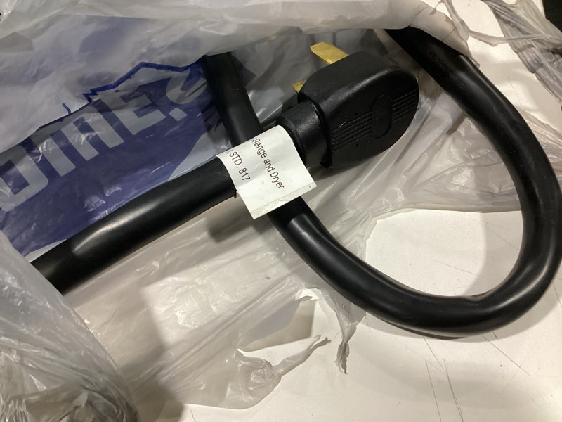 Condition photo showing Good Condition for ranger dryer cord 3 prong black lowes 