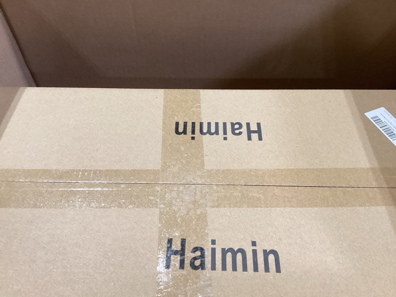 Condition photo showing New/Like New for haimin wall panels peel and stick 10 pieces 23.6x11.8in (19.4 sq. ft. coverage) lightweight backsplash marble look tile (not real marble) ideal for kitchen bathrooms living rooms bedrooms white gold-03