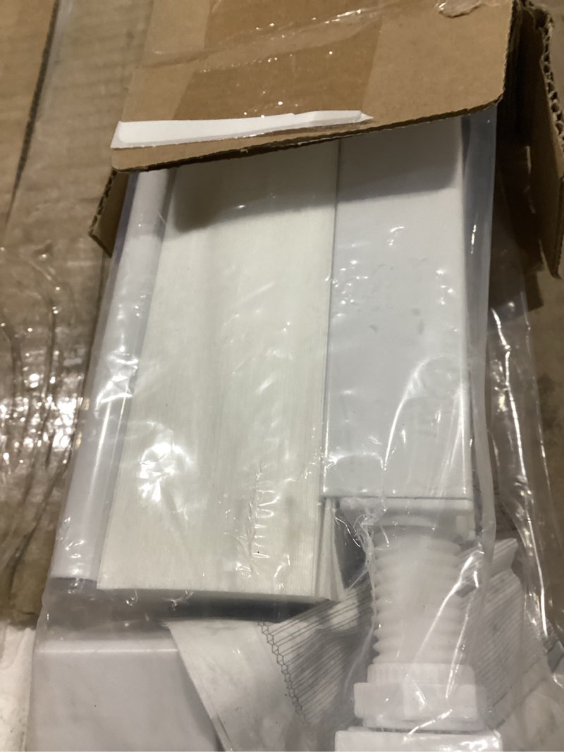 Condition photo showing Good Condition for LazBlinds Cordless Cellular Shades, No Tools No Drill Light Filtering Honeycomb Shades Pleated Blinds for Windows, 29'' W x 64'' H, White Light Filtering-white 29'' W x 64'' H
