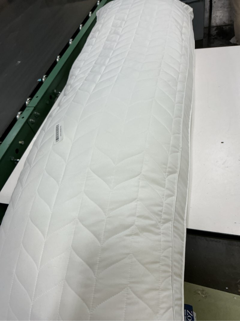 Condition photo showing As Is for ZonLi Long Body Pillow for Adults, Firm Body Pillow with Adjustable Shredded Memory Foam, Soft Support for Side Sleepers, Pregnant Women, Washable Quilted, 20 x 54 Inch, White