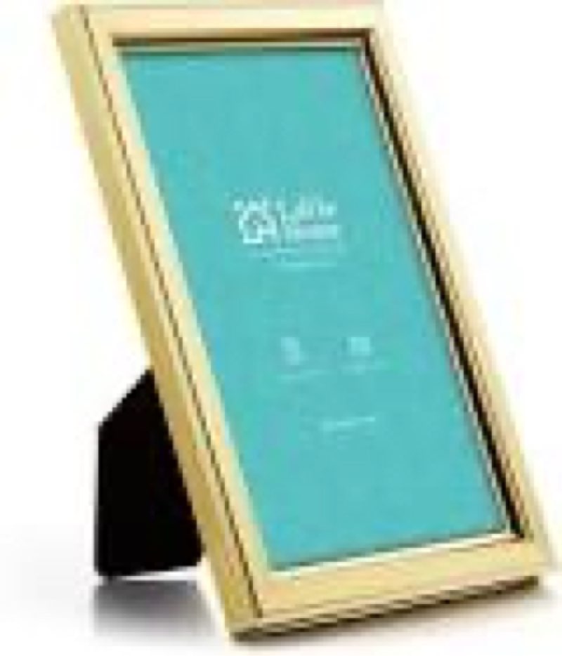 LaVie Home 4x6 Picture Frames (12 Pack, Gold) Simple Designed Photo Frame with High Definition Glass for Wall Mount & Table Top Display, Set of 12 Classic Collection 4x6 Gold