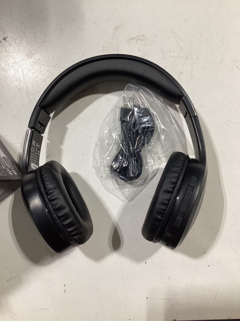 Condition photo showing Good Condition for tuneflux bluetooth headphones,70h playtime bluetooth 6.0 wireless headphones,3 eq music modes foldable lightweight over ear headset with clear call,hifi deep bass for home office travel (black)