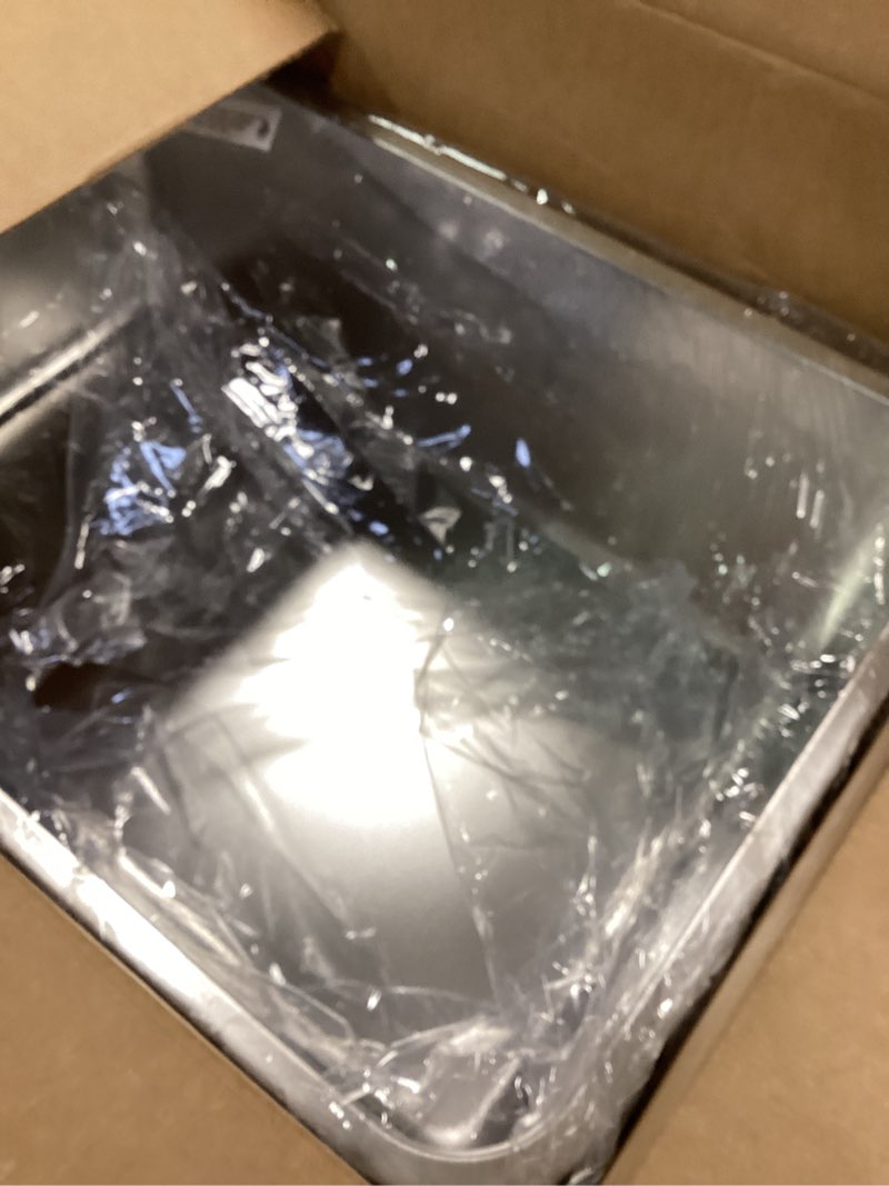 Condition photo showing New/Like New for Stainless Steel Litter Box 2Pack, XL Extra Large Metal High-Sided Litter Boxer for Big Cat,Multiple Cats,Easy to Clean,Non Stick and No Smell,23.6x15.7x8inch 2 Pack-XL(23.6x15.7x8inch)