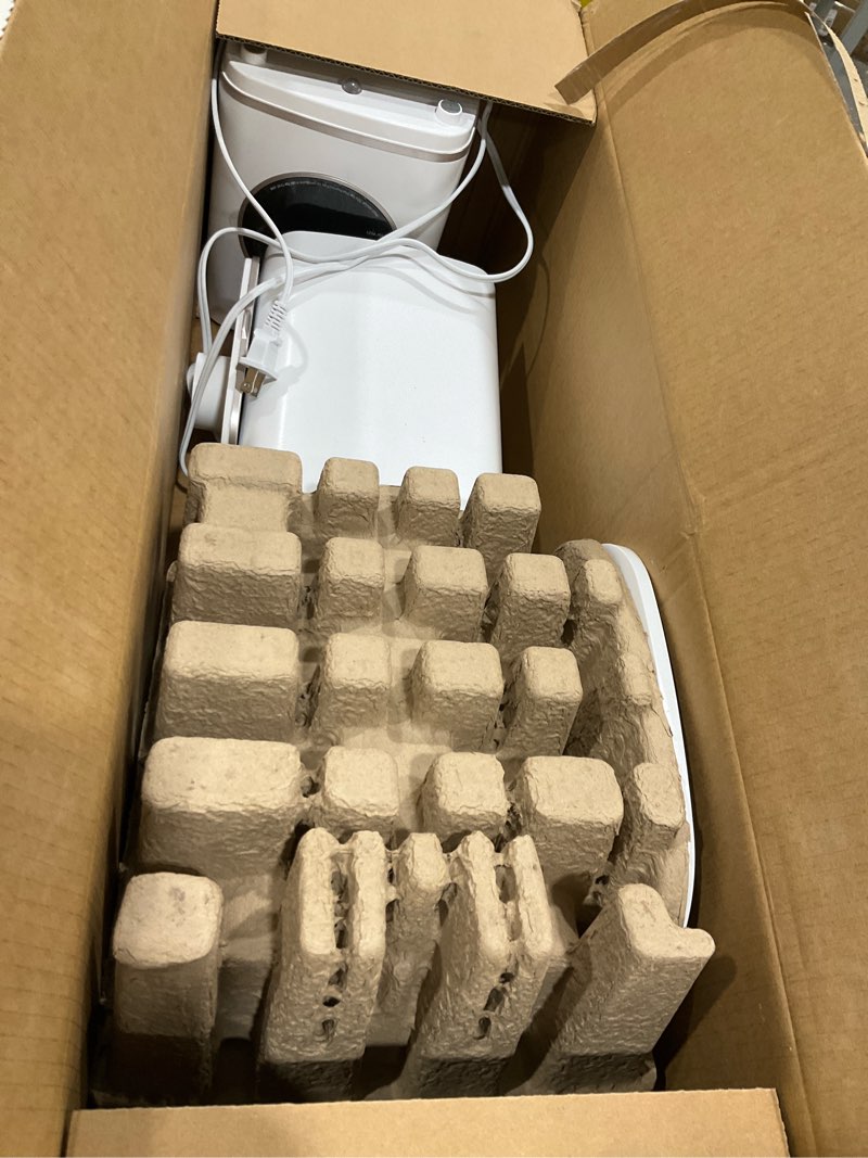 Condition photo showing As Is for DREO HM735S 11L Smart Humidifier Large Room 700 ft², 100H Cool Mist Air Humidifiers for Bedroom, Top-Fill, Clean Tank Technology, 26dB, Auto Mode, Aroma Box, RGB, Remote & APP Control, Baby, White