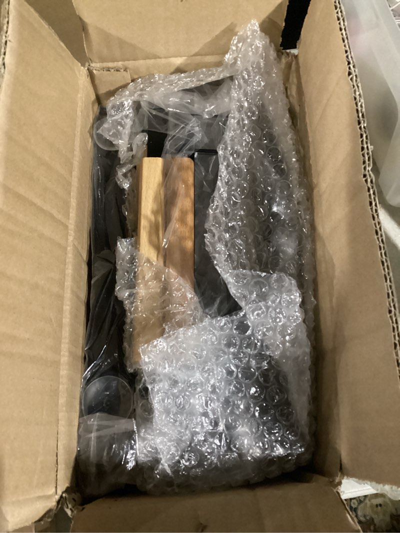 Condition photo showing Good Condition for Kitstorack Under Sink Organizer, 2 Tier Under the Sink Storage, Slide out Pull out Cabinet Organizer Shelf, Metal Sliding Drawer for Kitchen Bathroom Pantry Closet Organization Rack, Black, 2 Pack Black 2 Pack