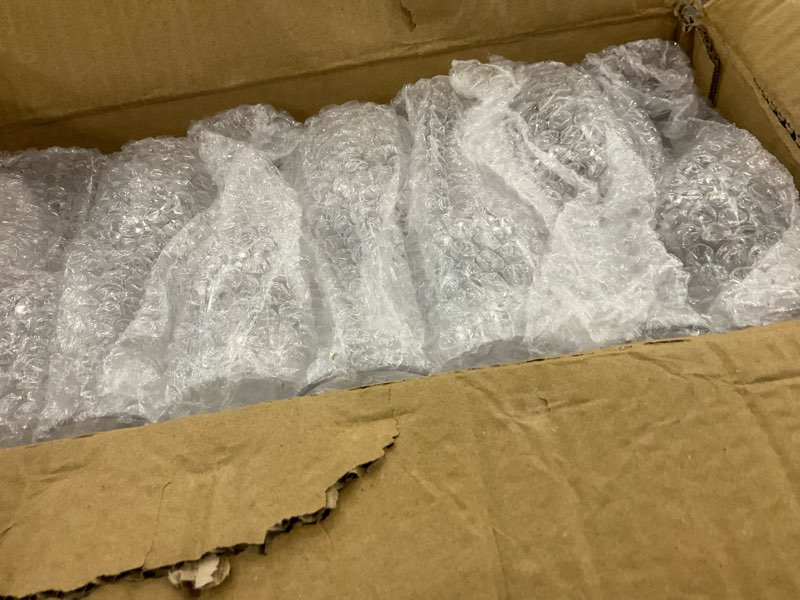 HTTBEIZI 48PCS 7OZ Transparent Wine Plastic Glasses, Drinking Champagne Glasses Flutes Crystal Vinta