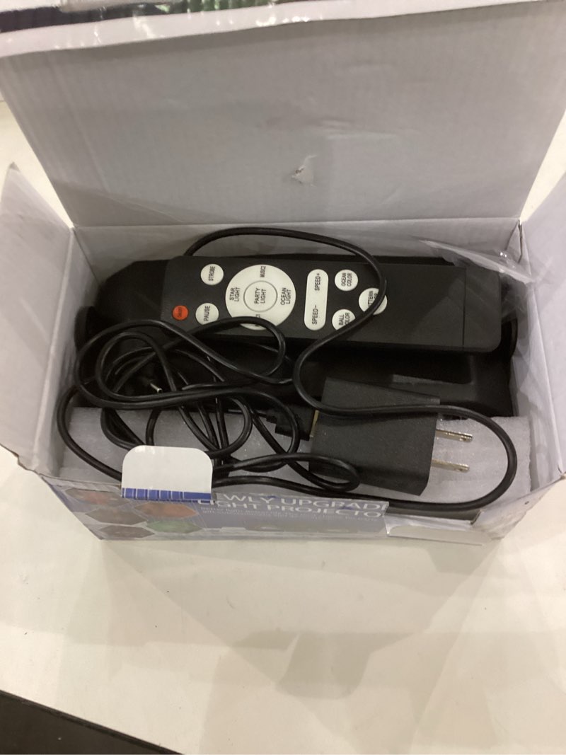 Condition photo showing Good Condition for Party Disco Ball, Dj Disco Light Strobe Dance Sound Activated with Remote Control Stage Rave Light Ocean Star Projector for Club Parties KTV Christmas Halloween Décor Birthday Outdoor Glow Party