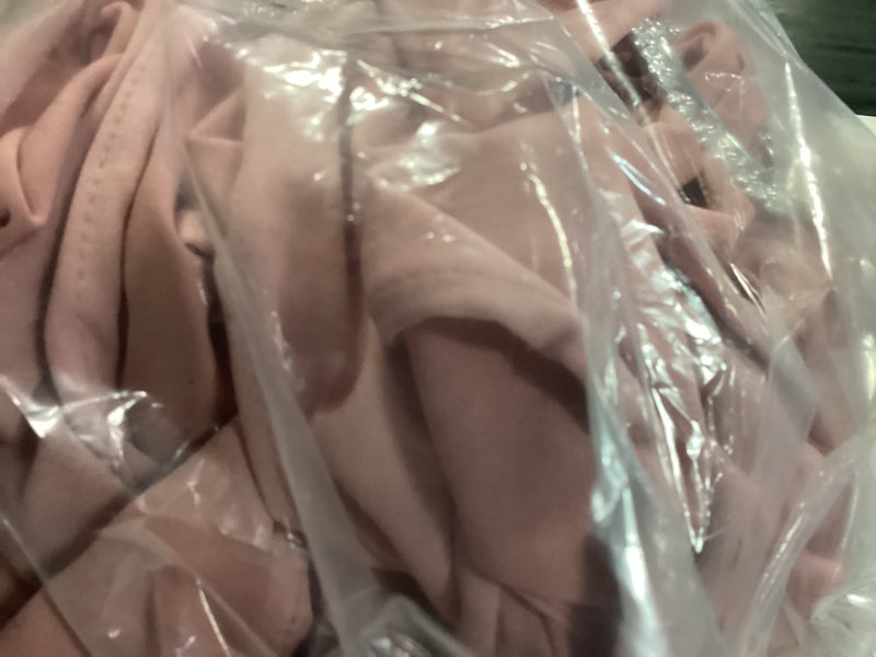 Condition photo showing As Is for vitalcozy 100 pcs spandex chair sashes with heart shaped buckle slider stretch chair cover band universal elastic ties for wedding banquet event party decoration(dusty pink)