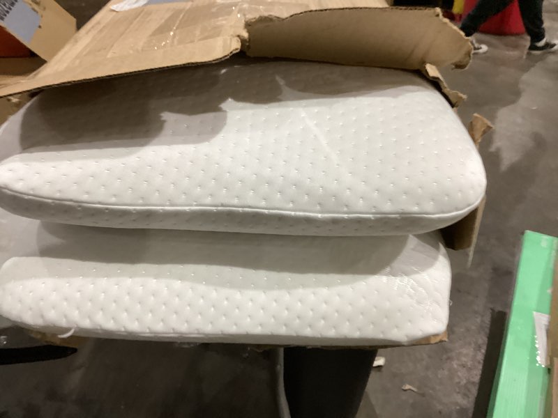Condition photo showing Good Condition for tempur-pedic memory foam symphony pillow luxury soft feel, standard, white