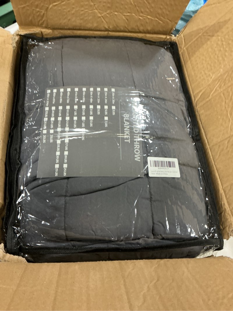 Condition photo showing Good Condition for yescool Weighted Blanket for Adults (25 lbs, 88” x 104”, Grey) Cooling Heavy Blanket for Sleeping Perfect for 240-260 lbs, King Size Breathable Blanket with Premium Glass Bead Grey 88X104-25 lbs