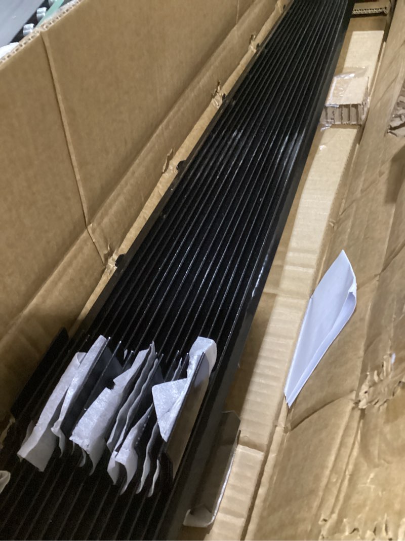 Condition photo showing Good Condition for metal fence post 4 feet black, pack of 15, t post for wire fence, no dig steel u post fencing for lawn garden wire mesh fence poles sign outdoor light duty 4 ft- 15 pack-black black