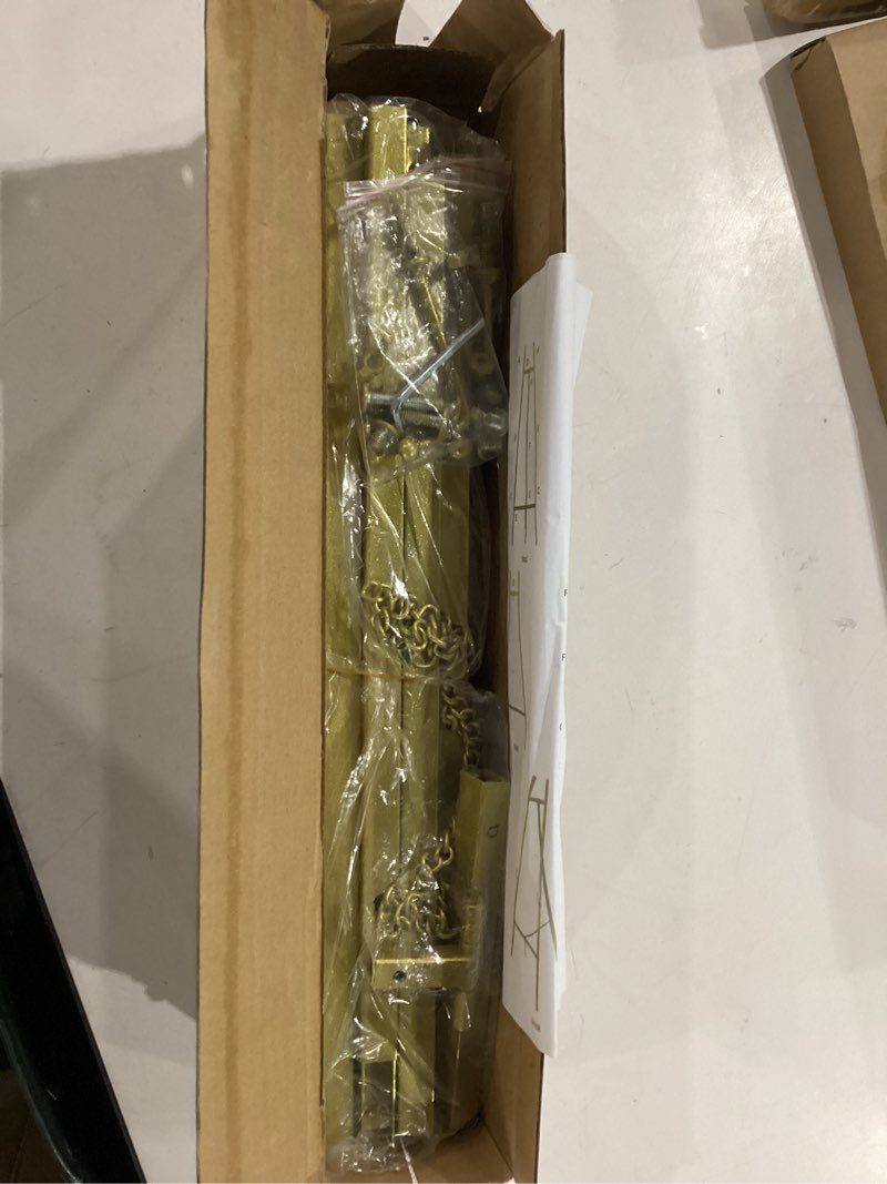 Condition photo showing New/Like New for Gold Easel Stand for Sign, Heavy Duty Easel, 4-Tier AdjustableArt Easel for Painting, Wedding Sign1pc