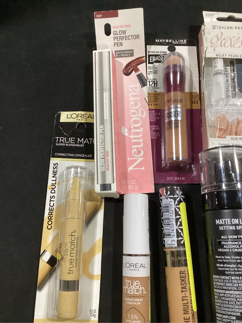 Condition photo showing As Is for miscellaneous cosmetic and beauty products