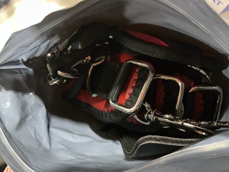 Condition photo showing As Is for sex bondage restraints bdsm kit, couple sex toys bed restraints set adjustable 4 separate straps with handcuffs ankle cuffs blindfold tickler adult sex toys games for men women couples black