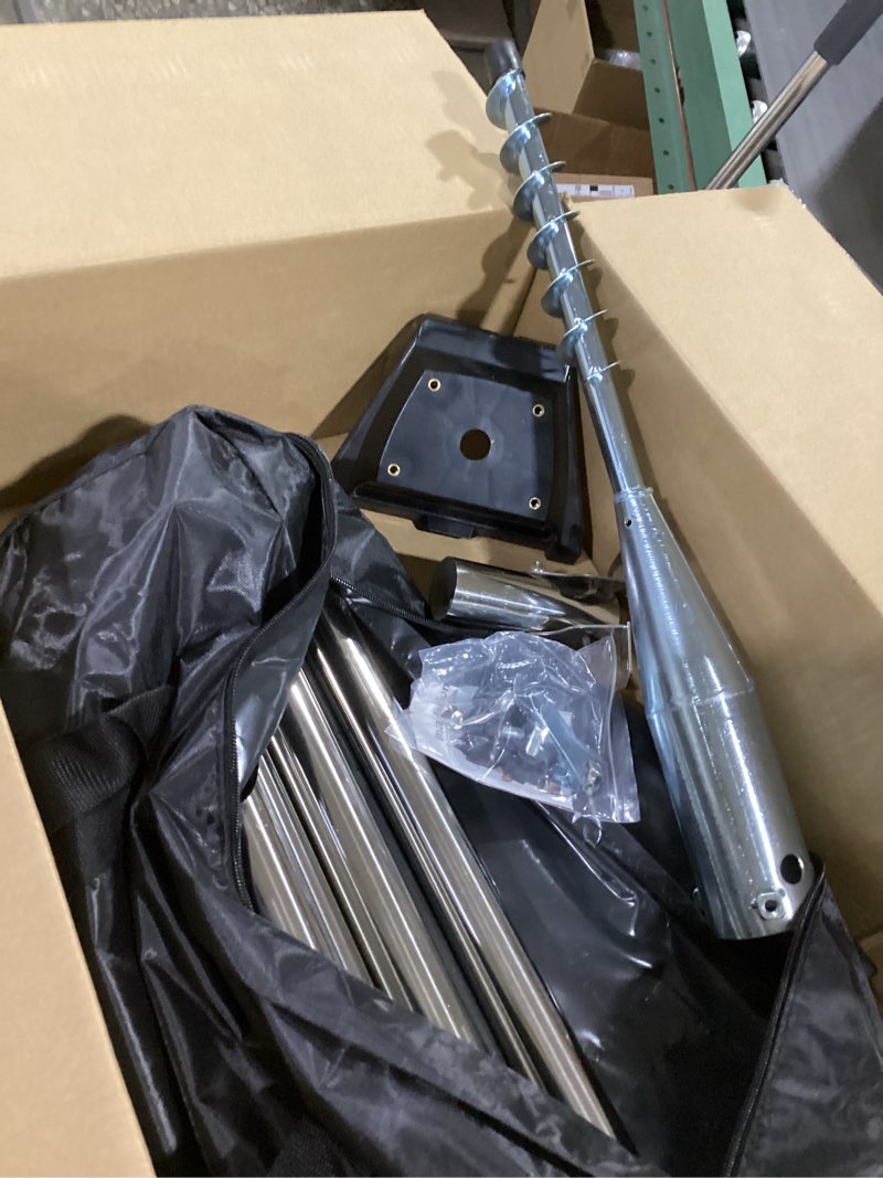 Condition photo showing Good Condition for Starlink Gen 3 Pole Mount Kit, Ybervont 10Ft Starlink Ground Pole Mount Gen 3, Features 1.5'' Diameter Stainless Steel Pole with No-Dig Spiral Ground Anchor, Starlink Mounting Kit Gen 3 Pipe Adapter 5-Section with Ground Anchor