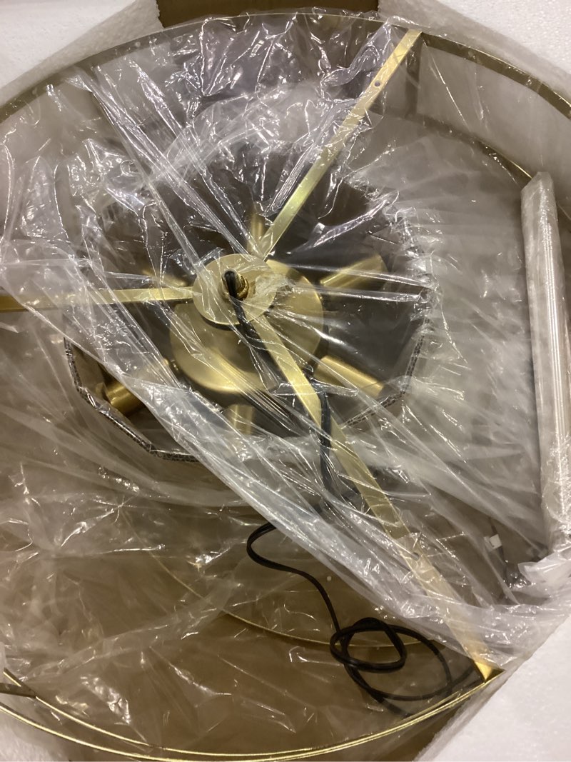 Soilsiu Modern Gold Crystal Chandeliers for Dining Room, Island Light Fixture Over Table,7-Light Hei