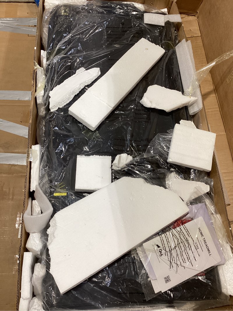 Condition photo showing Good Condition for Walking Pad Treadmill with Handle Bar 3.0 HP Foldable Treadmills 300LBS Capacity Folding Walking Pad 3 in 1 Under Desk Treadmill Remote Control with APP Carbon black