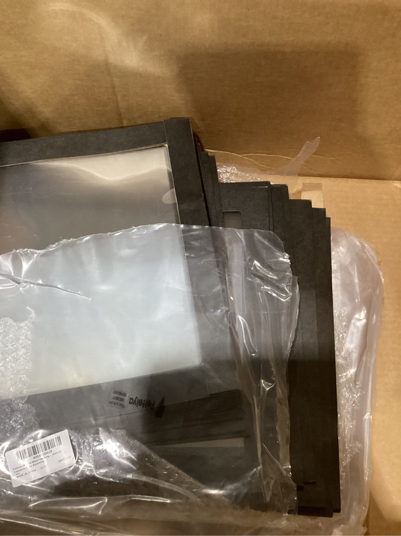 Condition photo showing Good Condition for Feifeiya 20 Pack Black Catering Boxes, 17.72 x 12.2 x 3.15in Bakery Boxes with Window Lids, To Go Pa