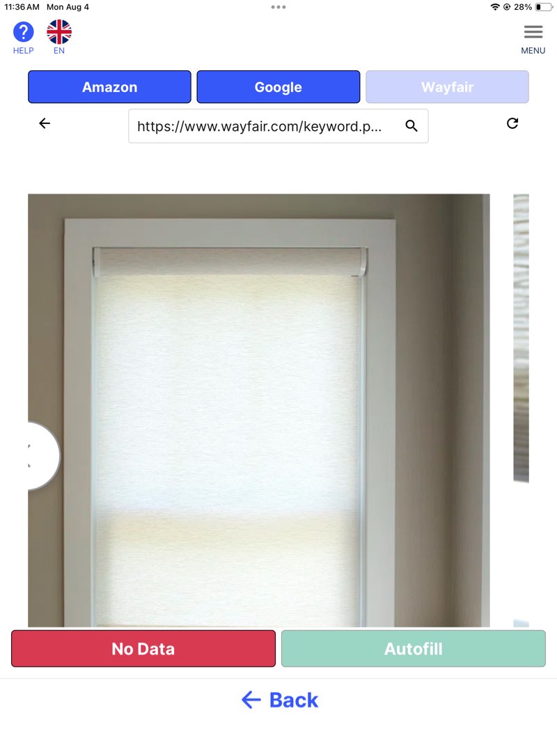 symple stuff light filtering roller shade