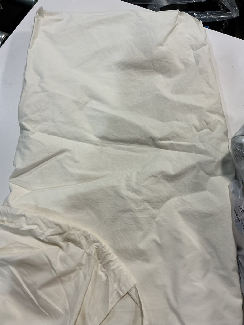 Condition photo showing Good Condition for quince european linen duvet cover in ivory king