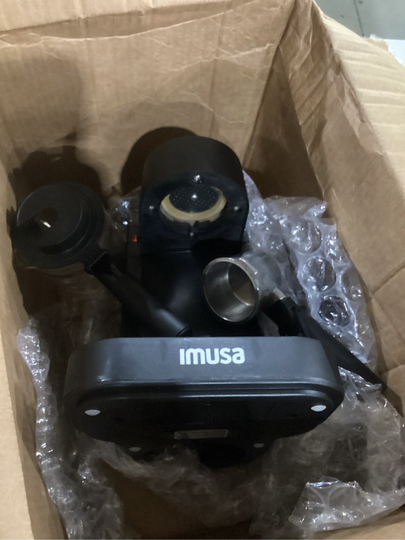 Condition photo showing As Is for imusa usa gau-18202 4 cup espresso/cappuccino maker,120 volts, black