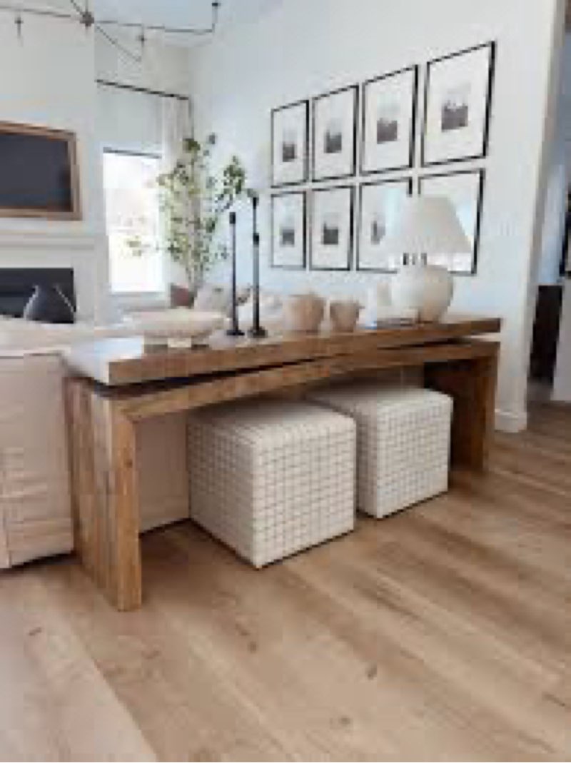 Henn Solid Wood Console Table