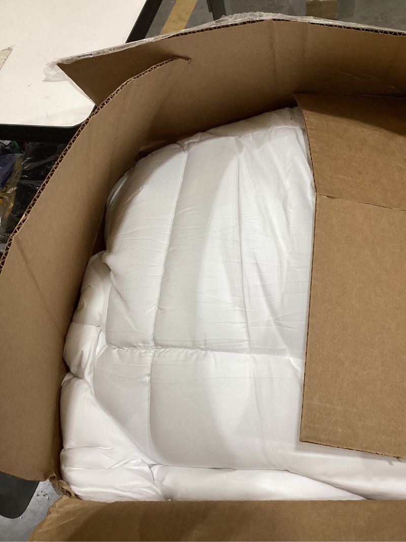 Condition photo showing As Is for Twin XL 4 Inch Dual Layer Memory Foam Mattress Topper for College Dorm, 2 Inch Cooling Gel Memory Foam and 2 Inch Down Alternative Pillow Top Mattress Pad Cover 8-24 Inch Deep Pocket twin l