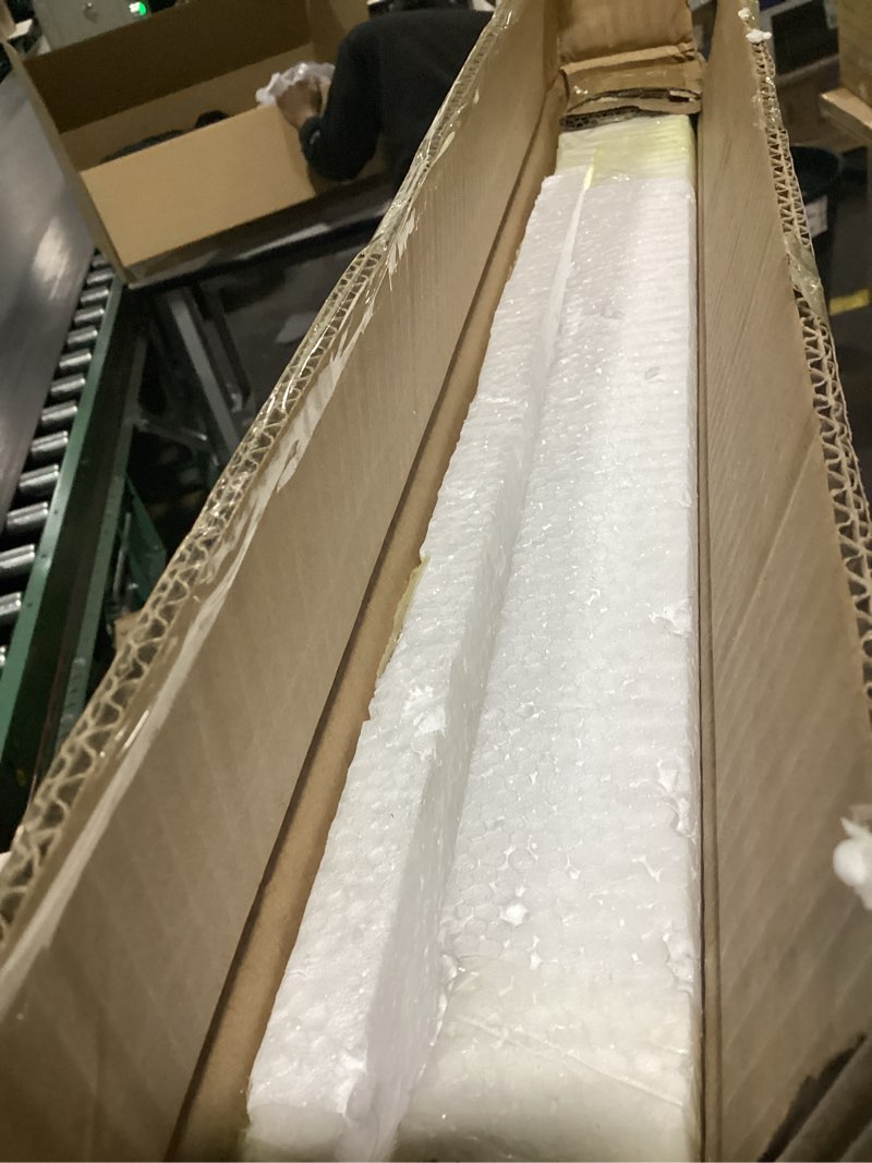 Condition photo showing New/Like New for Sawsile Round Decorative Circle Farmhouse Style Mirror - 24inch Rustic Natural Wooden Frame Beads for Bedroom, Bathroom, Living Room or Entryway Nature 24"L x 24"W