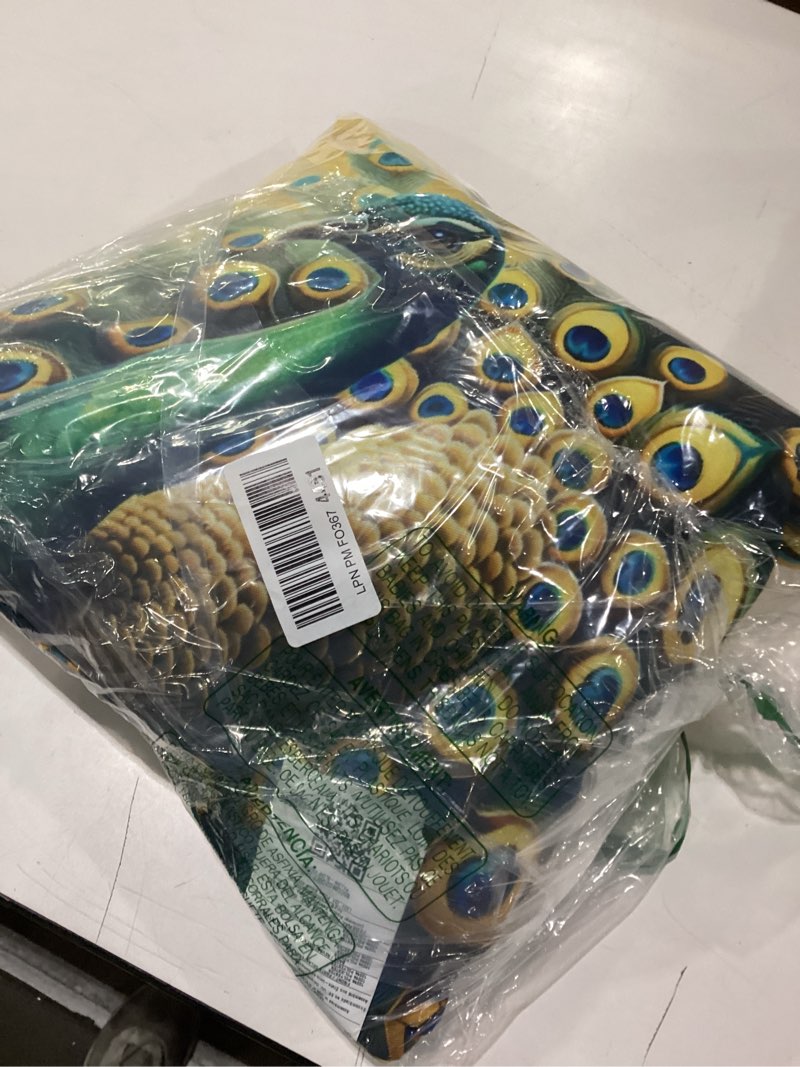Condition photo showing Good Condition for peacock throw pillow