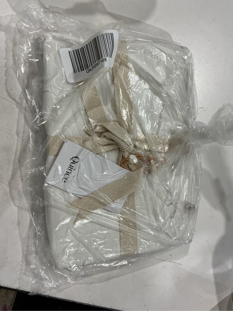 Condition photo showing As Is for european linen euro sham