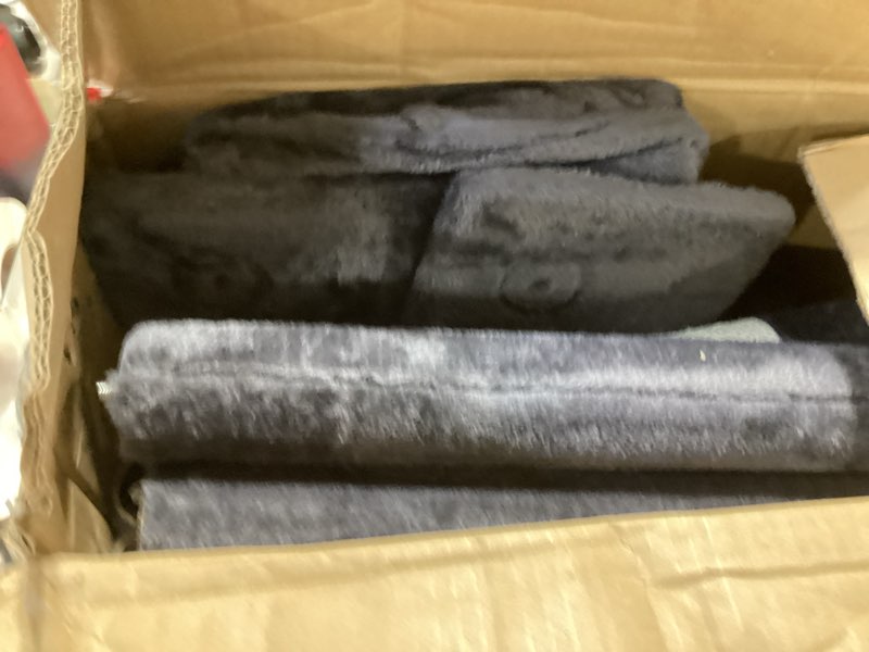 Condition photo showing As Is for FDW | 62" Cat Tree Tower | Dark Gray | Multi-Level Indoor Activity Center with Sisal Scratching Posts, Condos, Plush Perches, Hanging Cat Toys | Sturdy, Easy to Assemble | for Kittens & Adult Cats Dark Gray 62in