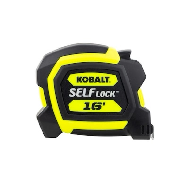  kobalt self lock 16-ft auto lock tape measure