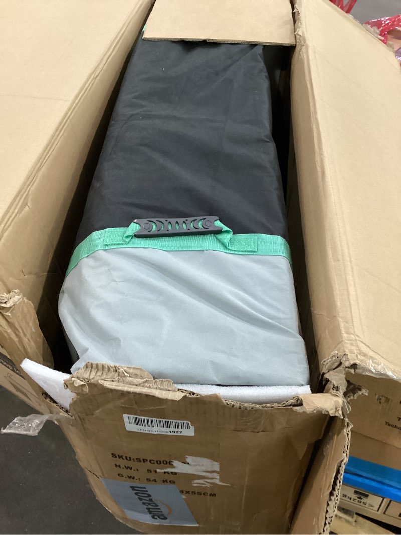 Condition photo showing As Is for COBIZI Canopy Tent 10x30 Pop Up Canopy with 8 Removable Sidewalls Party Tents for Parties Wedding Patio Commercial Waterproof and UV50+ Ez Outdoor Instant Gazebo with Roller Bag & 4 Sandbags?White White 10x30 with 8 sides