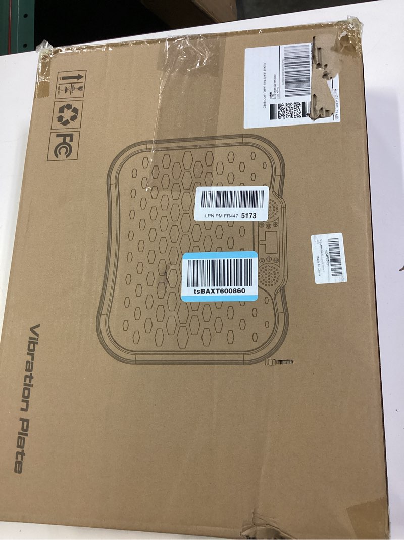 Condition photo showing New/Like New for vibration plate exercise machine,vibration plate for lymphatic drainage power vibration plate machine support 450 lbs 250 adjustable speeds,vibrating plate shake plate weight loss black