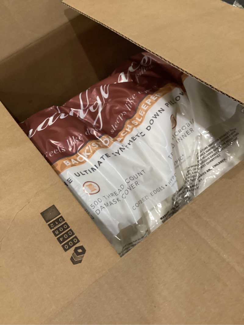 Condition photo showing New/Like New for isotonic indulgence synthetic down pillow | back & stomach sleeper (standard/queen)
