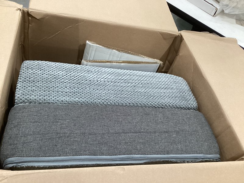 Condition photo showing Good Condition for YENING Large Dog Stairs for High Beds - 24 Inches Tall Extra Wide Pet Steps for Large Dogs to Get on Bed 4 Deep Step for Couch Grey 1 4 Steps (24" High)