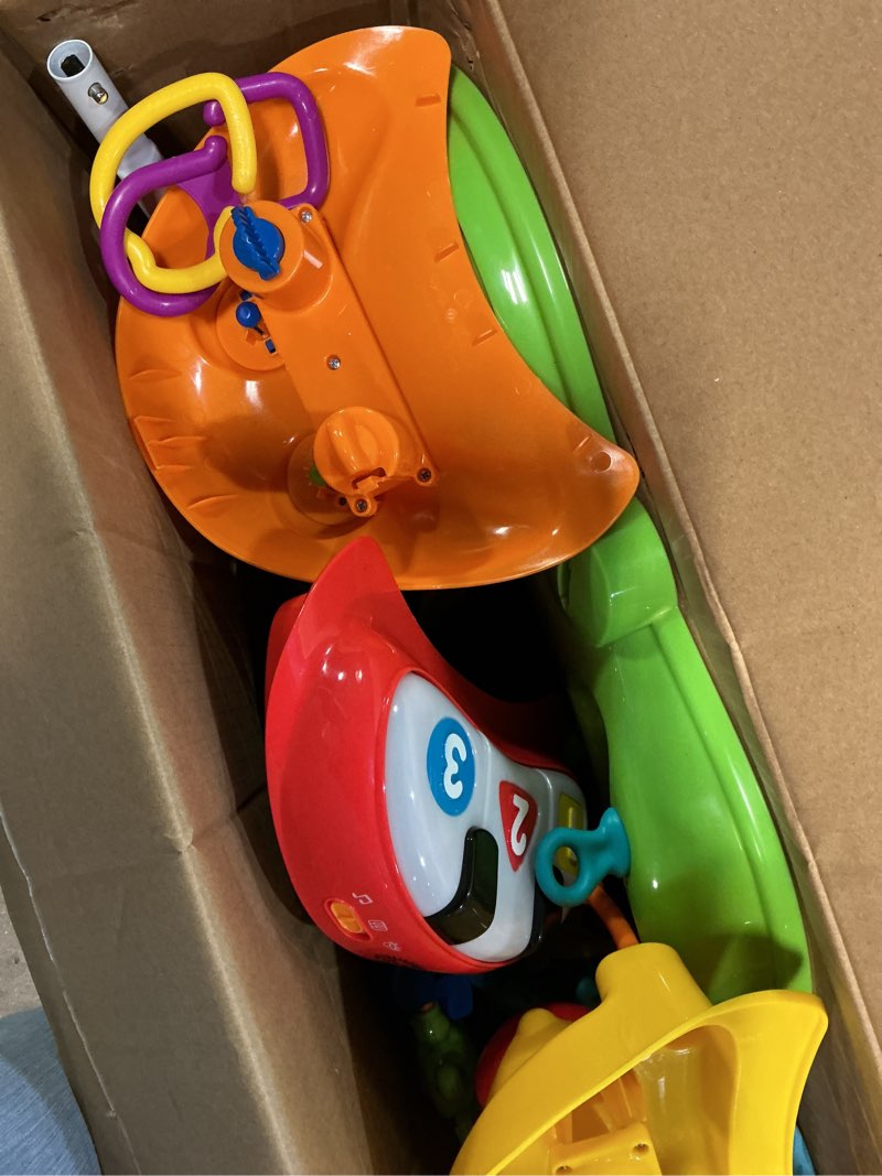 Condition photo showing Good Condition for baby einstein neighborhood friends activity jumper with lights and music, 6 months+, max weight 25lbs., unisex