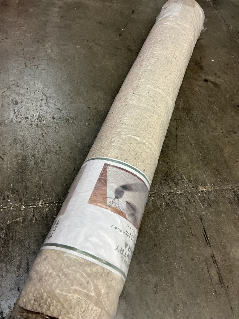 Condition photo showing New/Like New for TOWN & COUNTRY TERRA Olea Bubble Texture Handcrafted 100% Wool Area Rug, Beige, 6'x9'