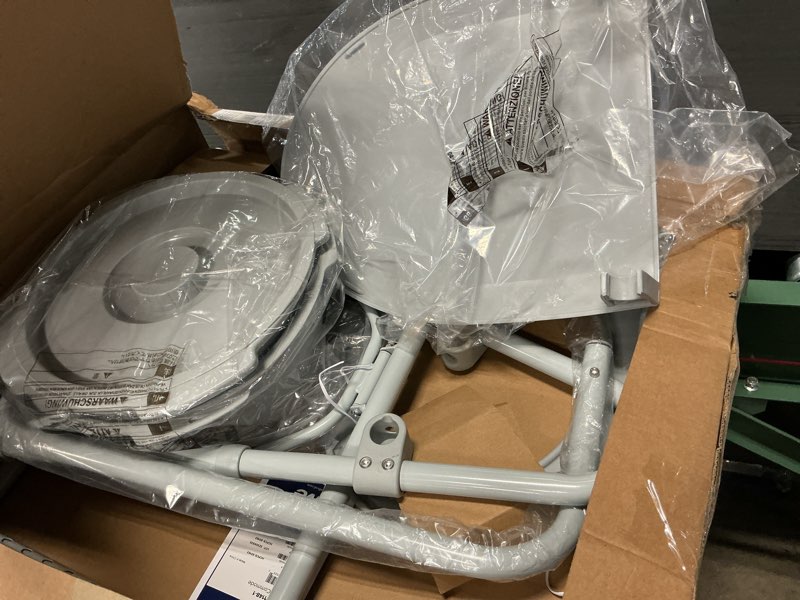 Condition photo showing As Is for commode, folding,1/cs