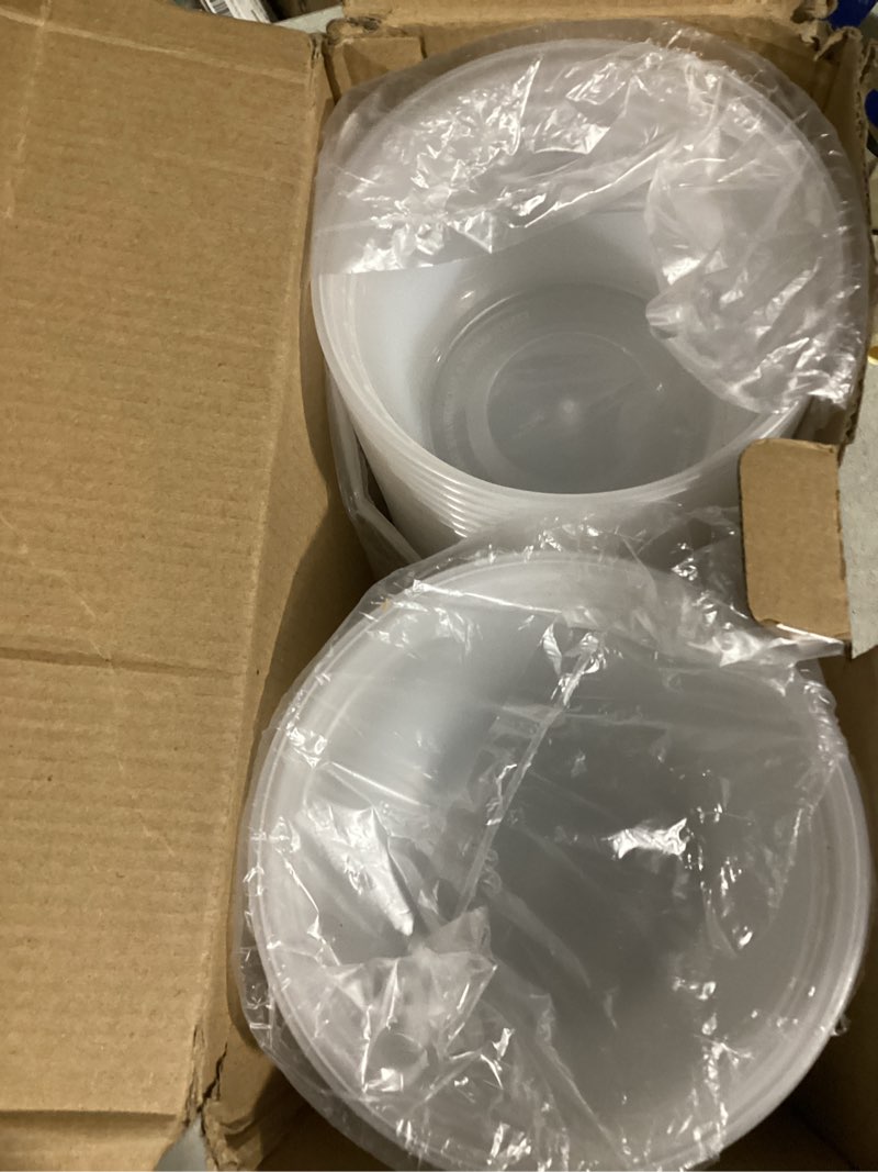 Condition photo showing Good Condition for AOZITA 64 Sets 16 oz Plastic Deli Containers With Lids, Airtight Food Storage Containers, Freezer/Dishwasher/Microwave Safe, Takeout Meal Prep Storage