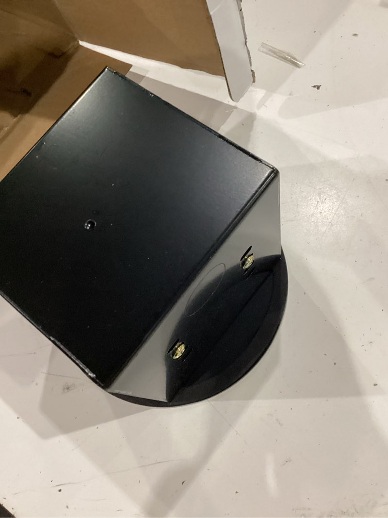 Condition photo showing Good Condition for kanayu black recessed floor outlet 3.98"x 3.66"x 4" 1-gang with 4.8a usb chargers 20 amp floor receptacles round outlet kit electrical waterproof box cover, etl listed