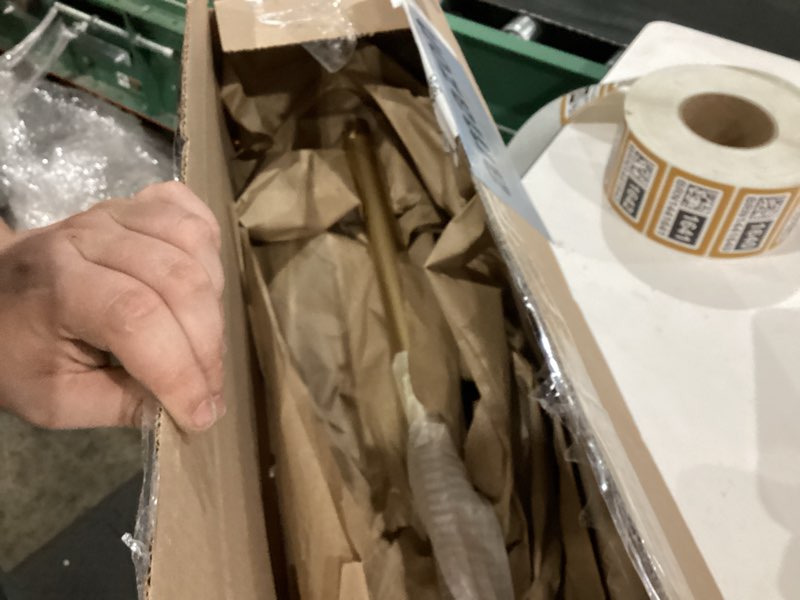 Condition photo showing Good Condition for 24 Inch Ceiling Fan Downrod Accessories with Extension Cord for Ceiling Fan with Lights, Original (Gold) 24IN Gold